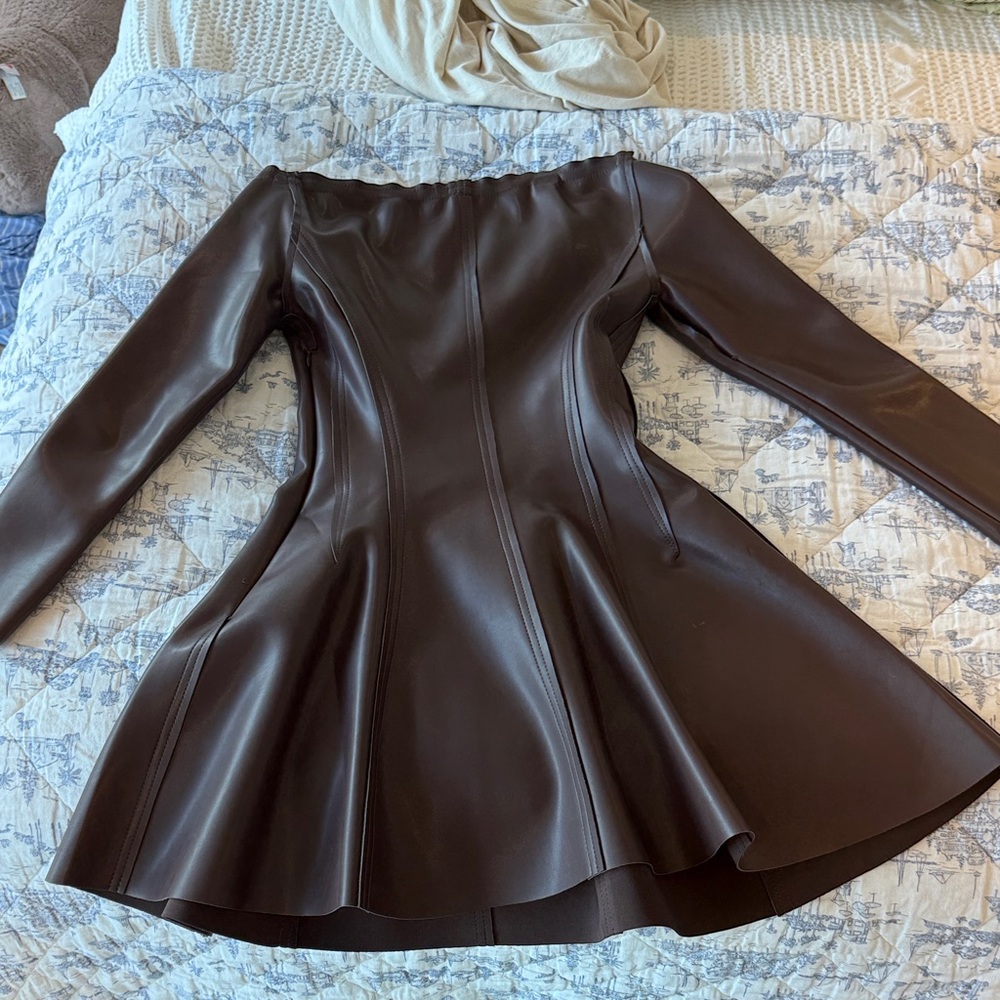 Norma Kamali Off Shoulder Grace Minj Dress
